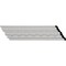 Ekena Millwork SAMPLE - 3 3/4"H x 3 7/8"P x 5 3/8"F x 12"L, (2 3/8" Repeat), Jackson Egg and Dart Crown Moulding SAMPLE-MLD03X03X05JA - alternate 1